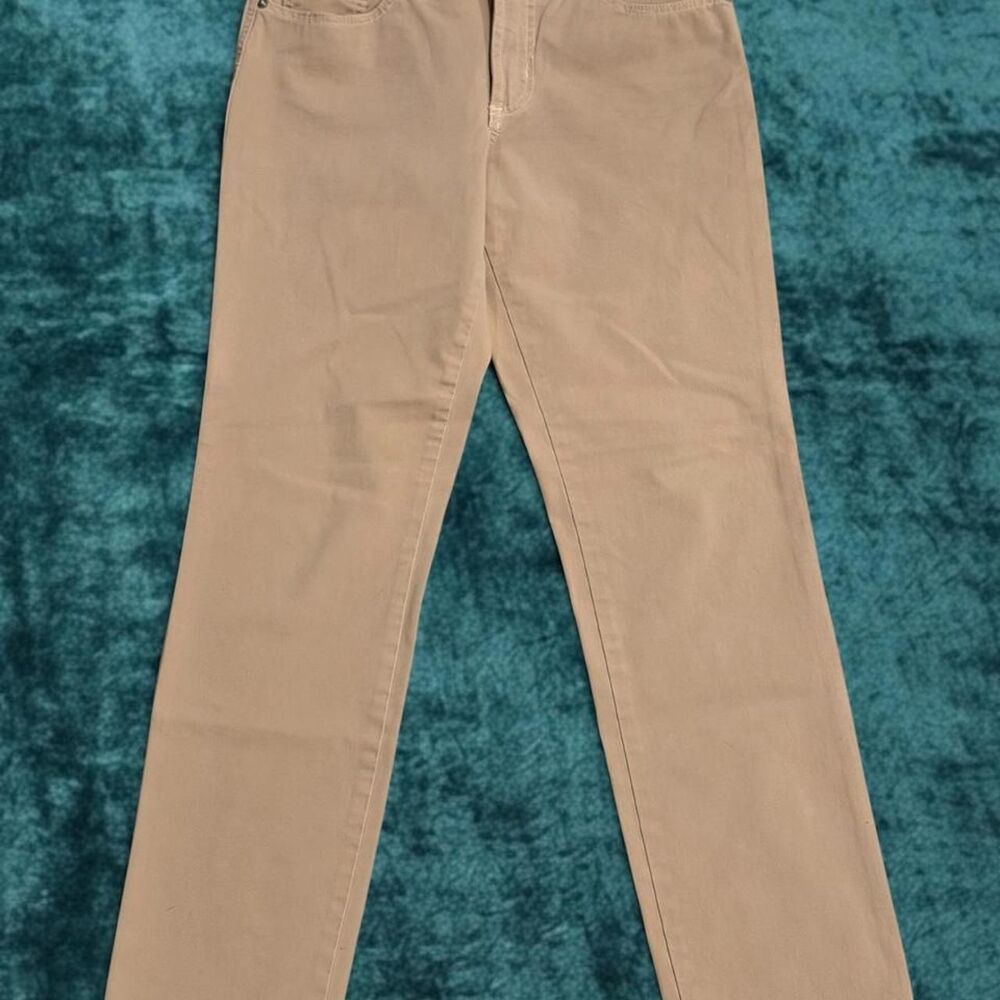 Fabrizio Gianni Made in USA Stretch High-Comfort Tan Beige Pants
